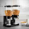 Countertop Cereal Dispenser 2L Large Airtight Container Grain Dispenser Sealed Dry Food