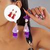 Unique Gothic Skeleton Earrings Bohemian Tassels Jewelry for Women Portable Ethnic Party Wear