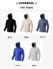 Unisex Winter Outdoor Windproof Velvet Jacket with Reflective Zipper for Cycling, Running, and Leisure Activities.