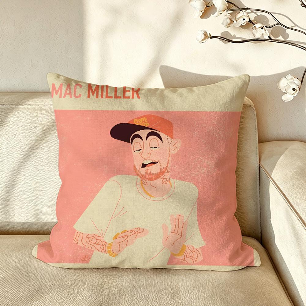 Music MMac MMiller Cushion Cover Pillow Case Antidustmite Pillowcase Silky Short Plush Sofa Cushion Cover hot