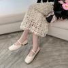 Vintage Mary Jane Shoes For Women With Pu Upper Low Heel Slipon Casual For Autumn