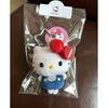 Kt Cat Plush Keychain With Leopard Print And Bow For Bag Decor
