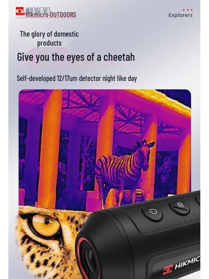 HIKMICRO OQ35 HD Thermal Imaging Night Vision Monocular for Bird Watching