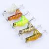1 Stück Heuschrecke 4cm/3g Insekten Minnow Angelköder Haken Köder Falscher Köder Harter Angelköder Rasselperle 3D AugeInsekten Minnow Mikro-Objekte