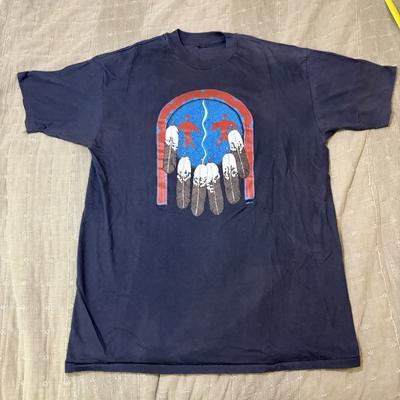 Vintage 80s Native American Indian Art Tee 1989 T Shirt Large