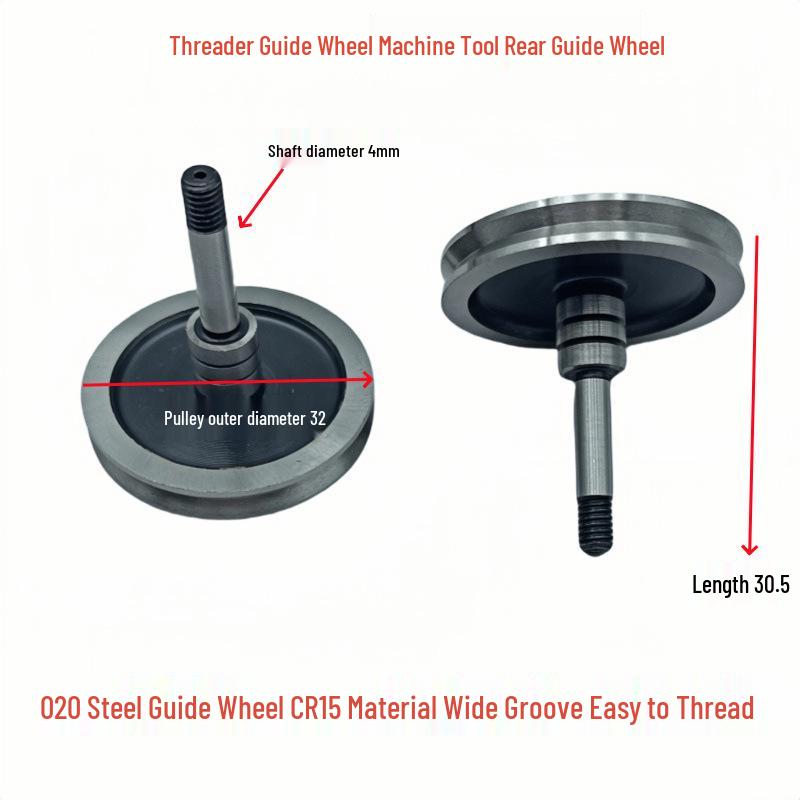 Copper Bush Single-Sided Guide Wheel Assembly 20/22*35 with Automatic Wire Tensioner for Wire EDM.