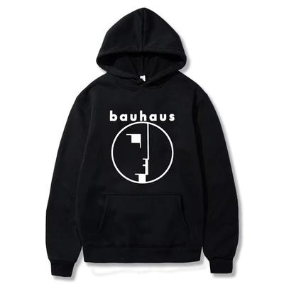 Męska bluza z kapturem Bauhaus Post Punk Goth Rock z nadrukiem graficznym, modna, casualowa, damska, wkładana przez głowę