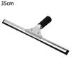 Professional Stainless Steel Window Squeegee Wear-resistant Durable Glass Cleaner Practical Rubber Wiper Blade Cleaning Tool