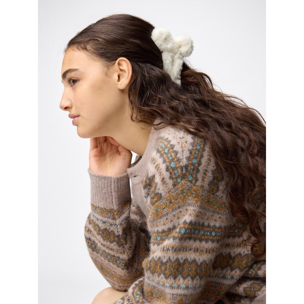 Gu By Uniqlo Fluffy Ribbon Hair Clip 2p