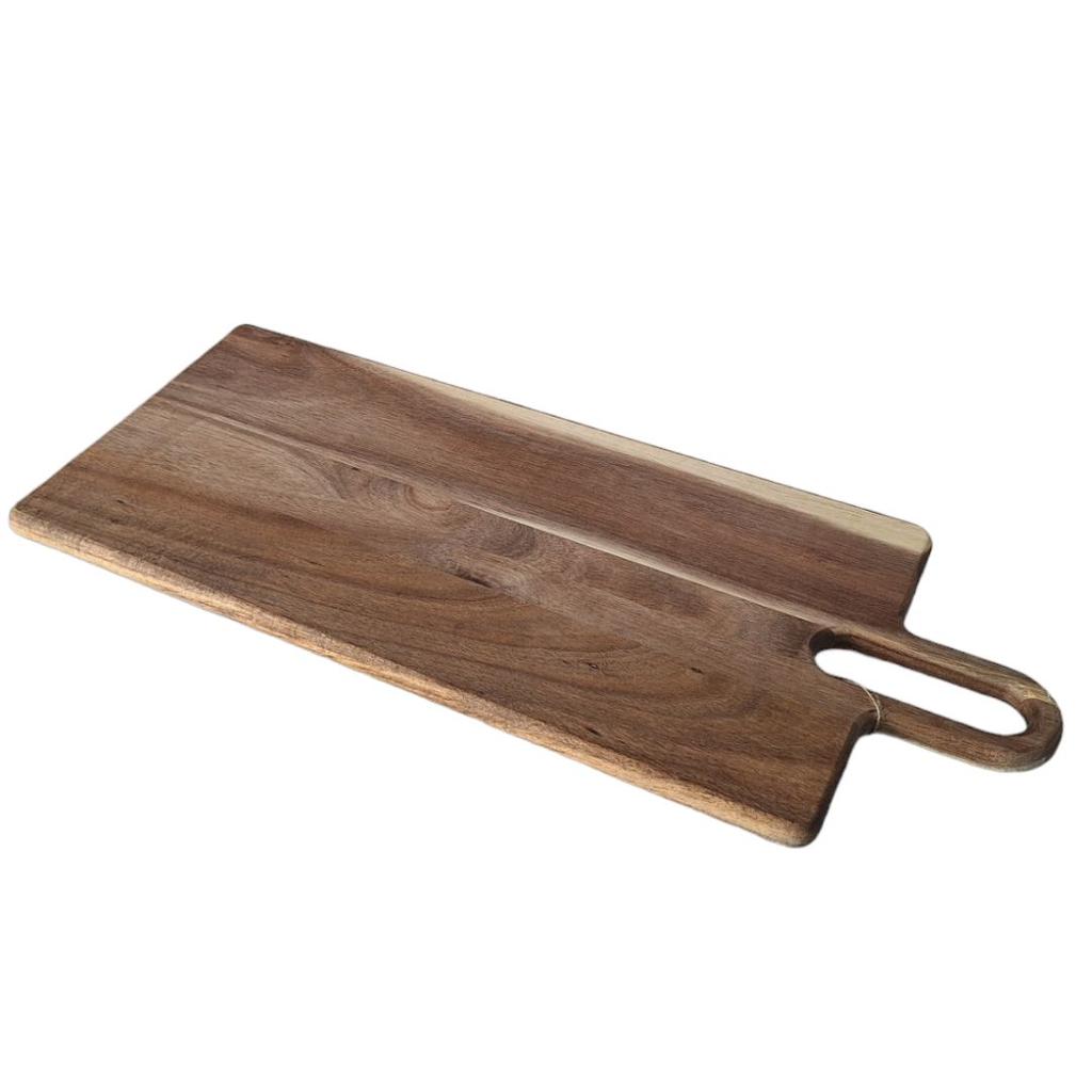 Acacia Wooden Cutting Board Plate For Serving Dishes And Snacks