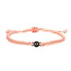 Handmade Woven Stainless Steel Bracelet with Custom Photo and 'I Love You' In 100 Languages Projection