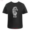 Knight Chess Piece T Shirt 100 Cotton S 2XL TA043258 Vintage Washed Unisex Breathable Slightly Soft Casual Versatile Graphic