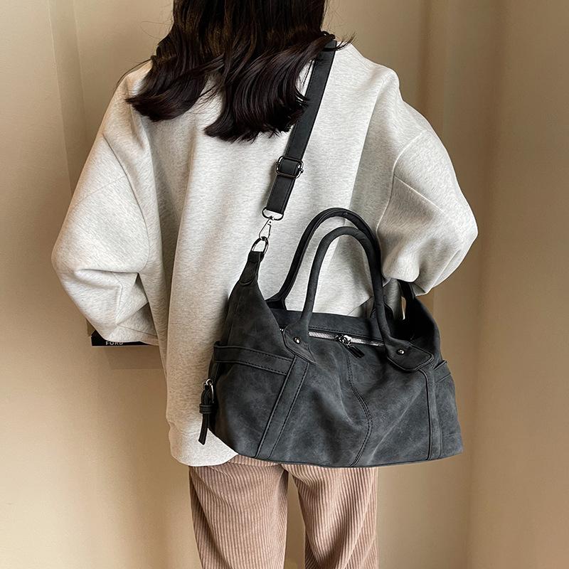 Women's bag large-capacity bag summer new casual fashion texture shoulder crossbody women's portable tote travel bag