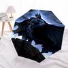 1pc Batman, Storm Automatic Folding Umbrella - Compact 8-Rib Design, Durable Plastic & Iron1383L