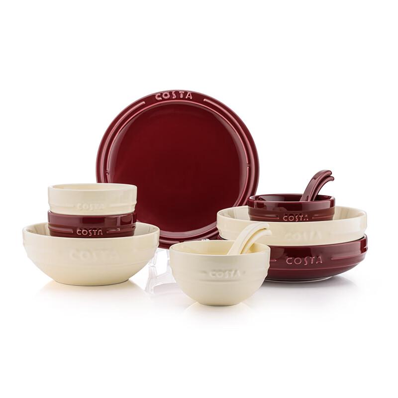 COSTA Yu Yan 12-Piece Ceramic Dinnerware Set