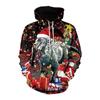 Christmas Tree Xmas Santa Snowman Hoodie Men Autumn Winter 3D Print Long Sleeve Pullover Streetwear Clothing Tops High-quality