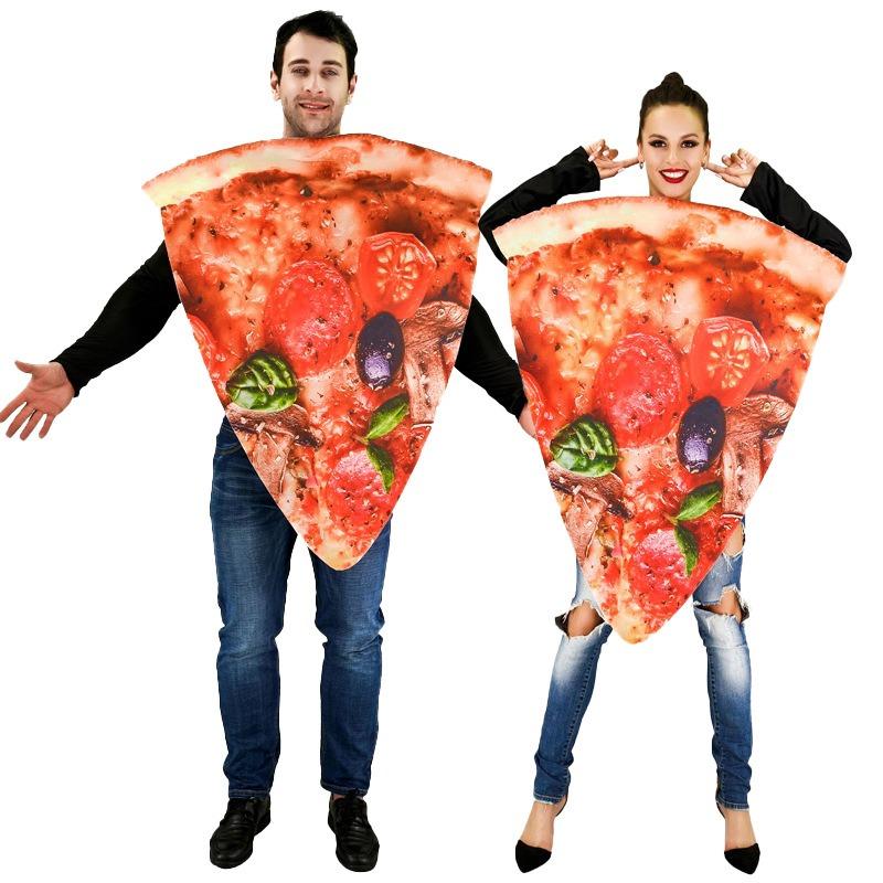 Couple pizza slicing costumes cosplay costumes, carnival spoof costumes, stage costumes performance costumes