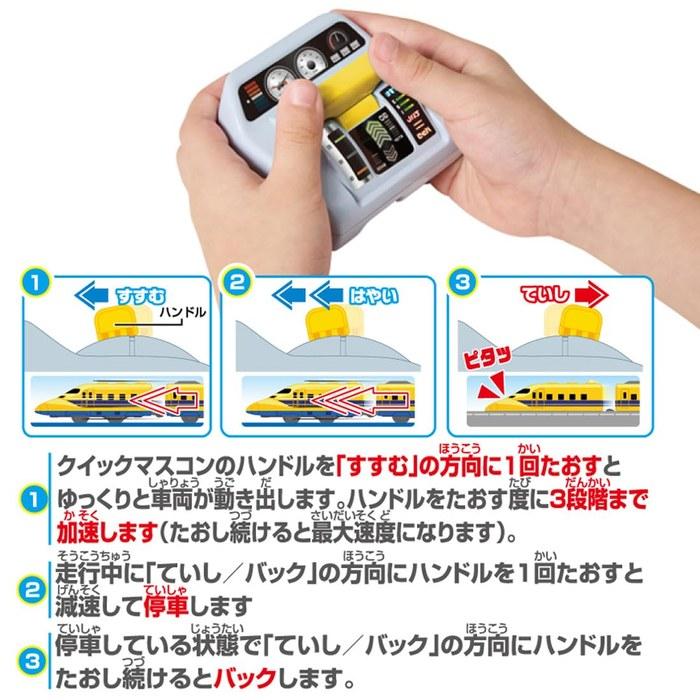 Takara Tomy Plarail Quick Master Controller 923 Shinkansen Doctor Yellow T5