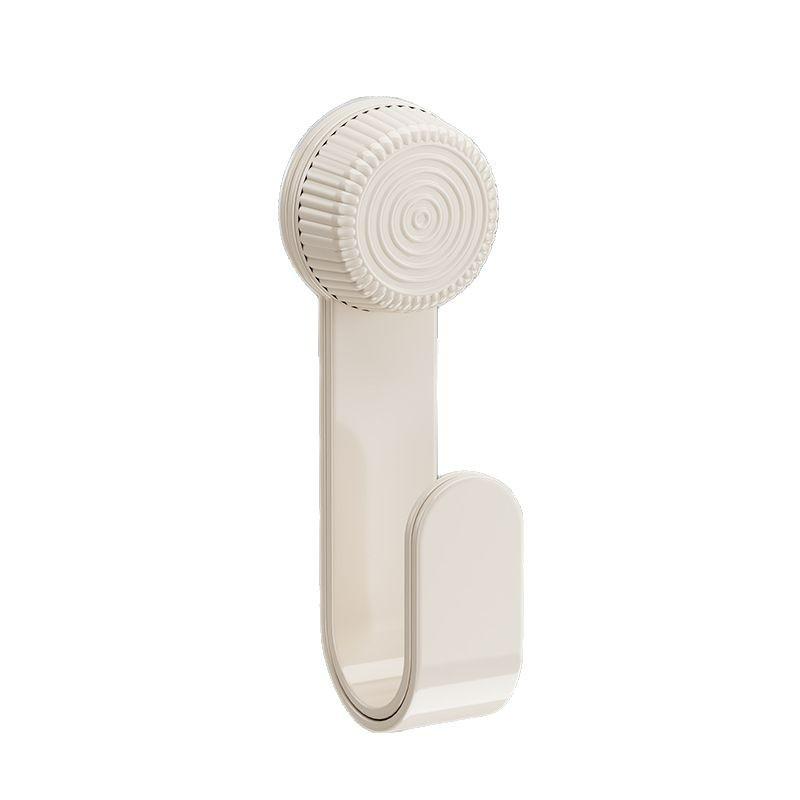 Wall-Mounted Rotating Pot Lid & Cutting Board Rack – Seamless Nail-Free Design with Suction Cup Storage.