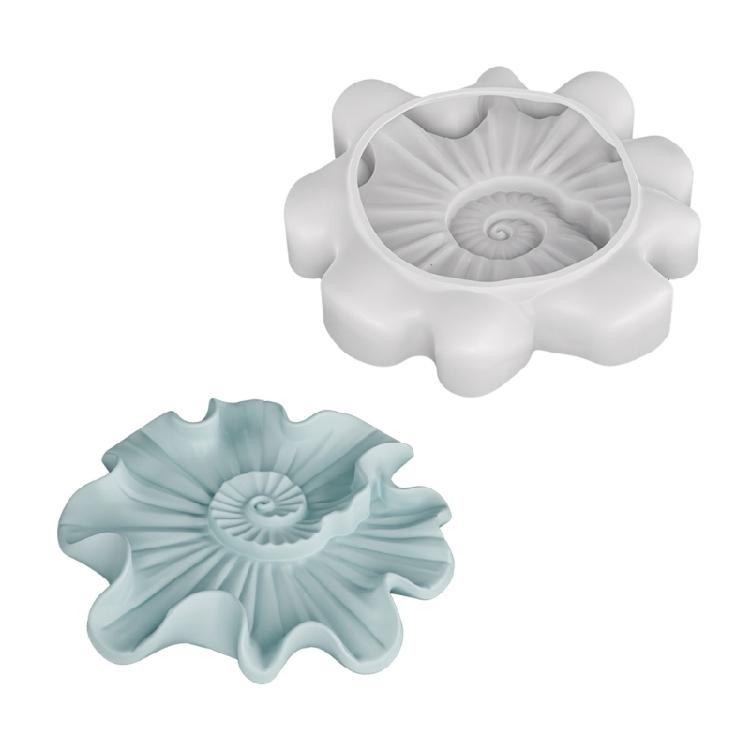 

Food Grade Silicone Handmade Trays Moulds Helical Shape Jewelry Dish Molds Silicone Texture Present for Art Enthusiasts 1