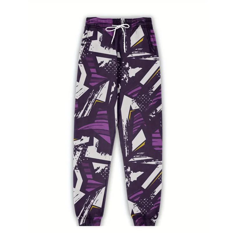 Jugend Männer Kleidung Frühling Herbst Casual 3D Digital Print Jogginghose Männer Mode Hosen