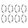 20pcs Spring Ring Clasps Innovative DIY Hand Crafted Copper Spring Clasps for Necklaces Bracelets Ankle Chain Earrings