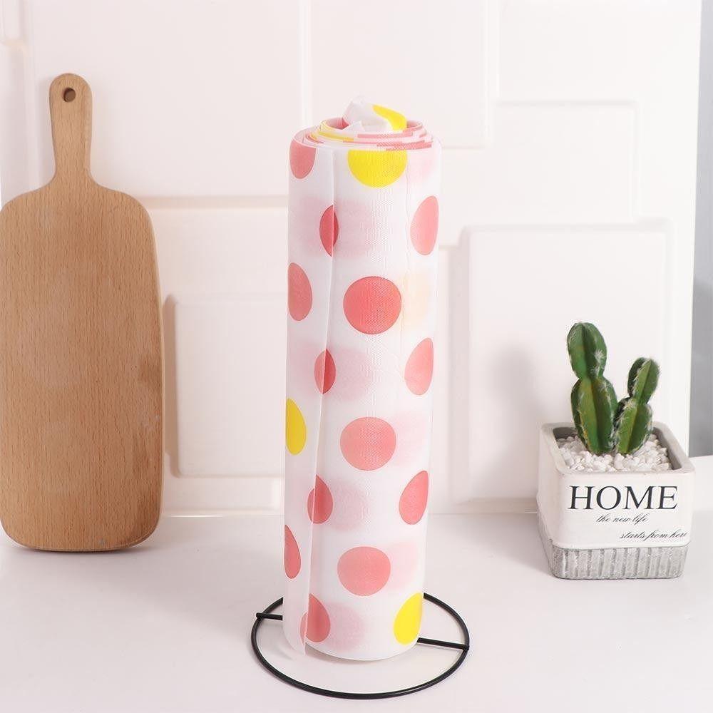1Pcs Black/Silver Tissue Stand Vertical Napkins Rack Durable Roll Paper Towel Holder