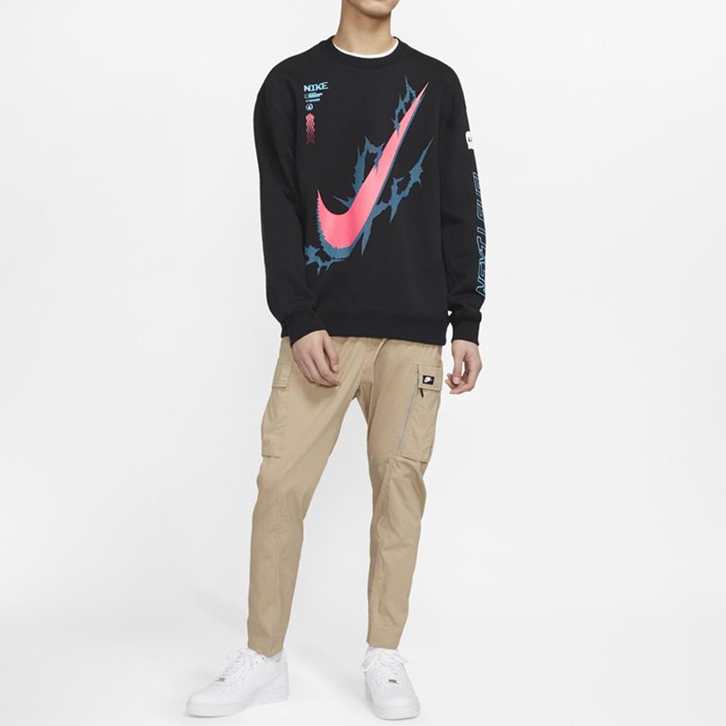 Nike x LPL Collaboration Casual Sport Crew Neck Knitted Sweatshirt Men Tops Black DA5005-010