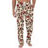 Men's Casual Pajama Pants with Pockets Valentine's Day Design