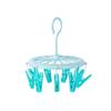 CHAHUA 9-Clip Round Sock Drying Rack
