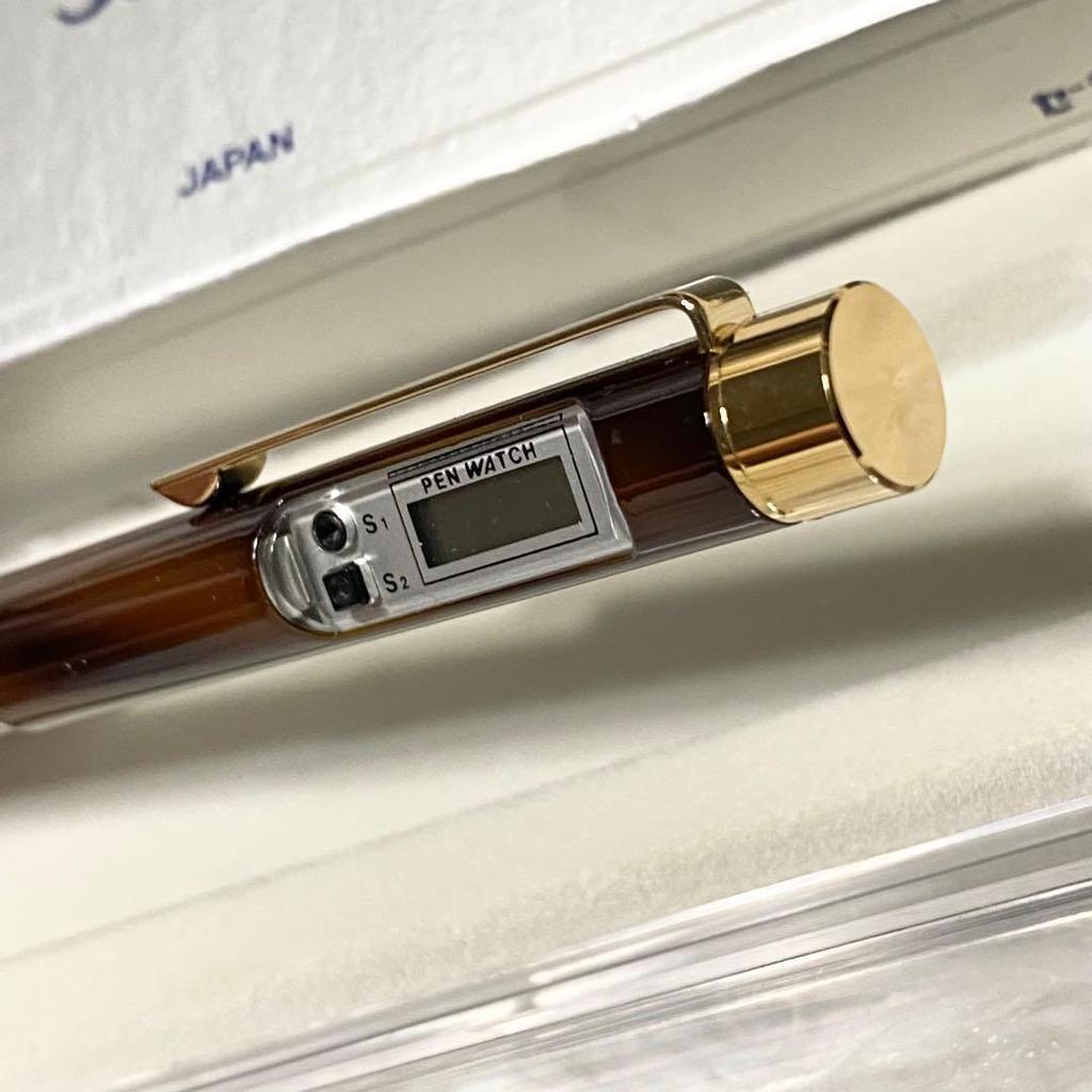Used 【Beautiful Condition】 SAILOR Pen Watch 2-Color Ballpoint Pen