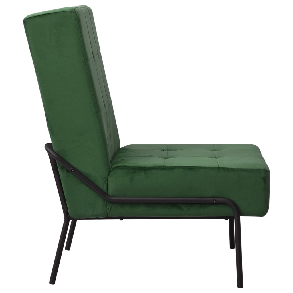 Relax Chair 65 x 79 x 87 cm Dark Green Velvet
