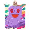 Chibi Monster Island Buddies Fleece Throw Blankets 80S Blanket For Sofa Office Super Soft Bed Rug