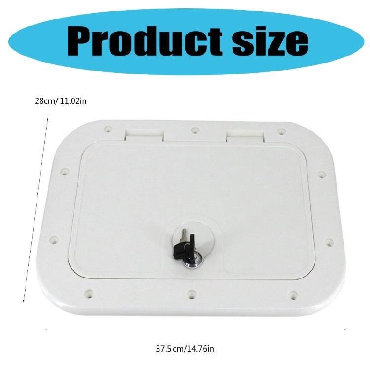 Weatherproof Marine Inspection Hatches Flat Mount Design None Corrosive Material Suitable For Long Lasting Performances