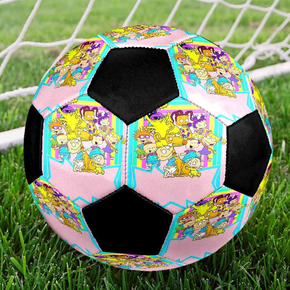 Ballon de Football Rugrats Taille 5, Convient pour les Matchs en Intérieur et en Extérieur, un Cadeau Convient à Tous.
