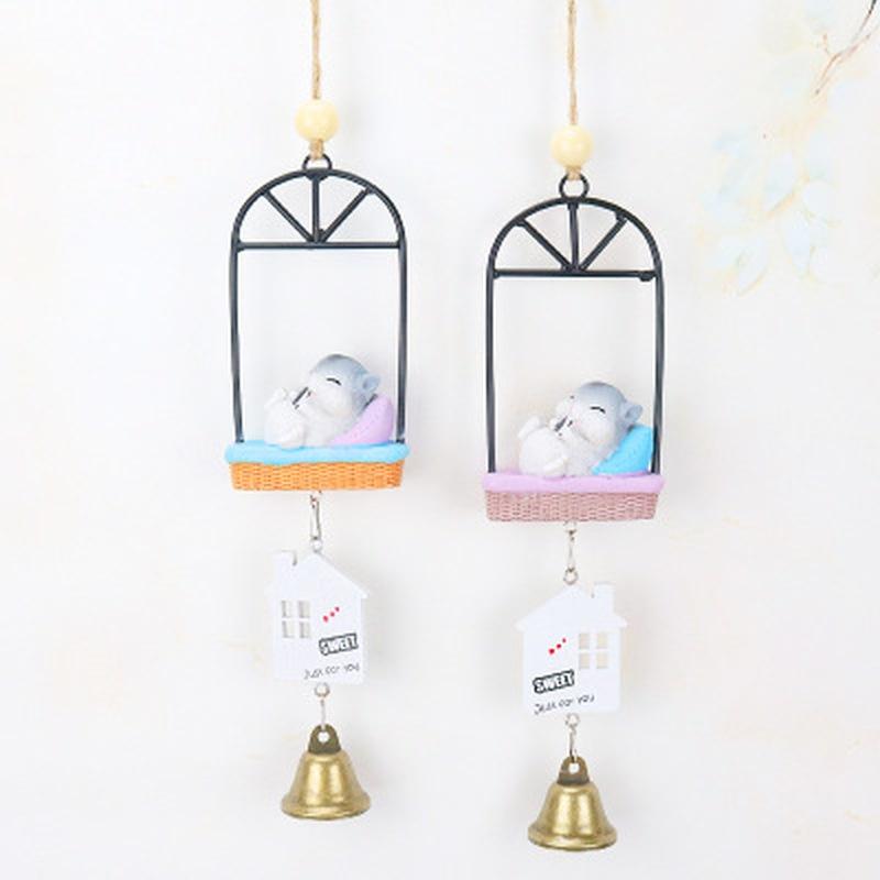 Nordic Cute Hamster Wind Chimes Outdoor Children Nursery Room Window Decorations Nordic Cute Hamster Wind Chimes Outdoor Children Nursery Room Window Decorations