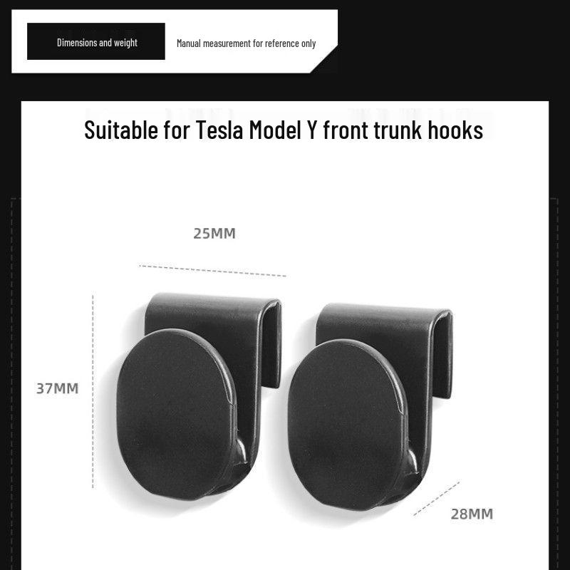 Tesla Model Y Front Trunk, Hood, and Hook Modification Accessories