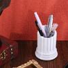 Ancient Greek Style Makeup Brush Storage Stone Pillar Pencil Holder  Home Storage