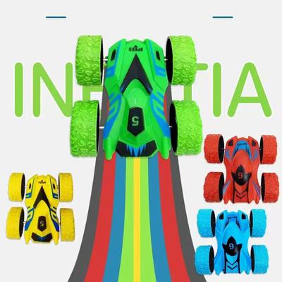 1PC Inertial Flip Double Sided Toy Car - No Battery Required - Inertial Trick Toy Car