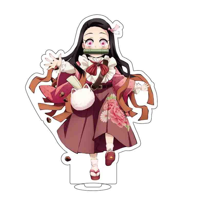 Anime Hashibira Inosuke Nezuko Kamado Tanjirou Acrylic Stand Anime Rengoku Kyoujurou Figure Model Cosplay Toy