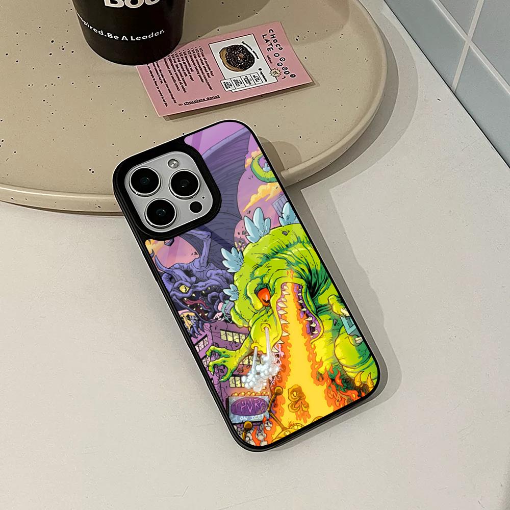 Cute Cool Rugrats Funny Phone Case for Iphone 17 16 15 14 Air 13 12 11 Pro Max Mini Plus Fundas Shell PC+TPU Cover