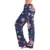 Womens Pajama Pants Sleepwear Casual Drawstring Elastic Waist Pants Comfy Straight Yoga Loose Trousers