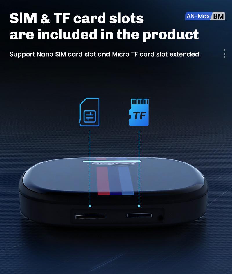 MMB: Upgrade BMW's original car box to a wireless CarPlay-compatible Android system with phone card and WiFi support.