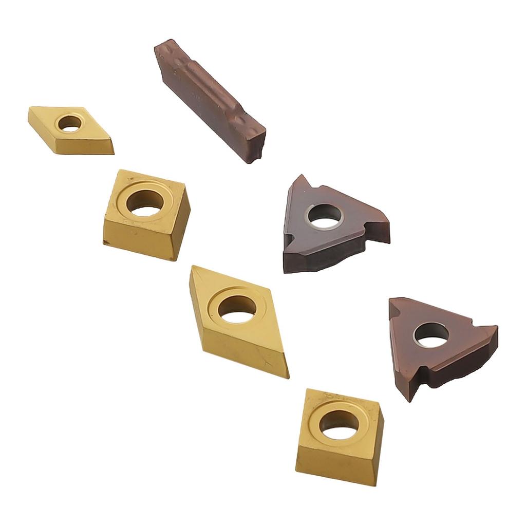 7pcs Carbide Inserts for 16mm Shank Lathe Boring Bar Turning Tool Holder CS