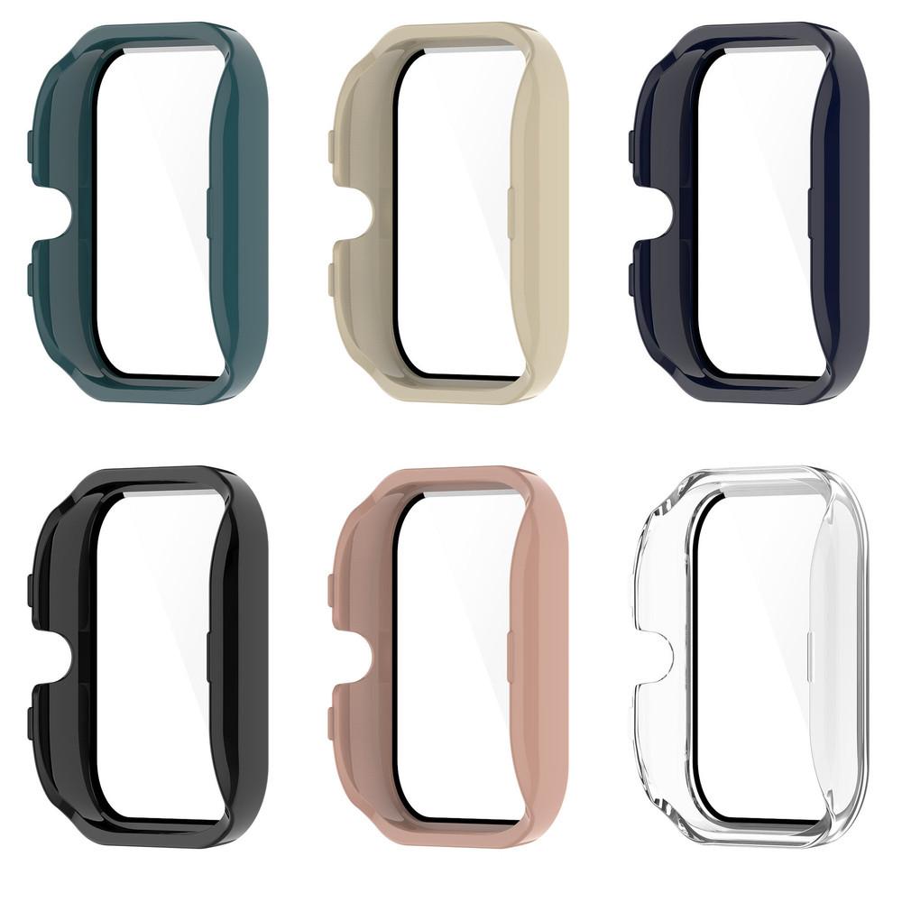 SeNool Custodia Protettiva Per Amazfit GTS 4 Mini – Cover Rigida Con Vetro Temperato 9H, Verde – Protezione Completa E Trasparente