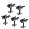 Snow Load Capacity Aluminum Solar Bracket Adjustable Orientation Framed And for frameless Compatibility For Outdoor Use