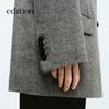 Edition Women's Retro Plaid Wool Blazer
