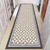 Gray Leaf Geometric Carpet Non-slip Doormat for Hallway Living Room Bedroom Kitchen Balcony Rug Durable Soft Floor Mat