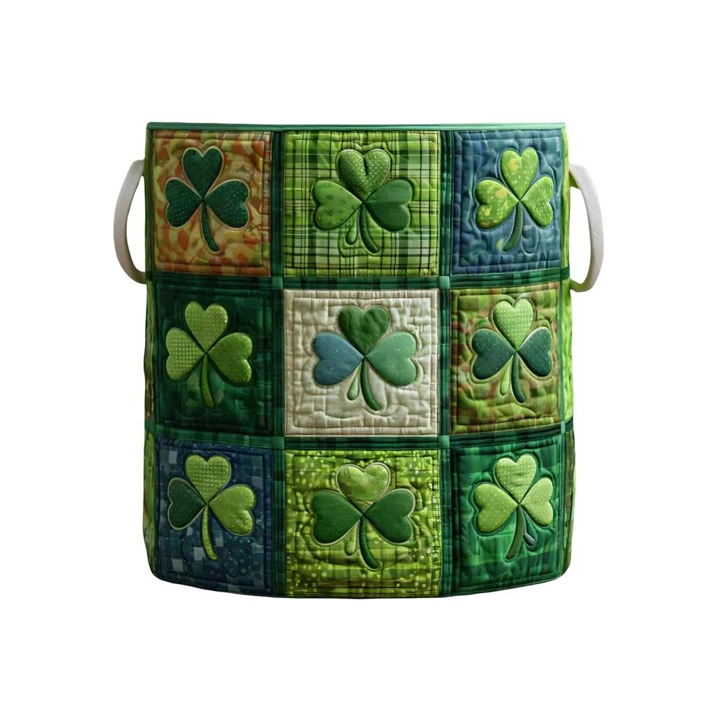 Large Capacity Quilted Fabric Storage Bin Ideal For Dirty Clothes And Household Items Laundry Basket