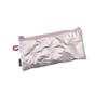Classic Bowknot Pu Pencil Case With Zipper Closure For Students And Girls